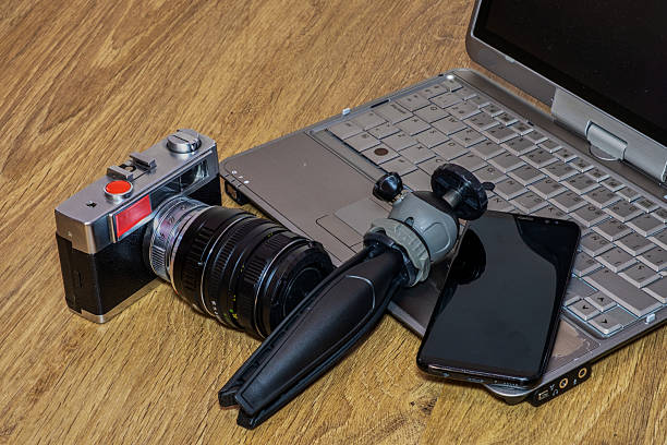 istock Camera, Smartphone, Laptop and Tripod 2217348434