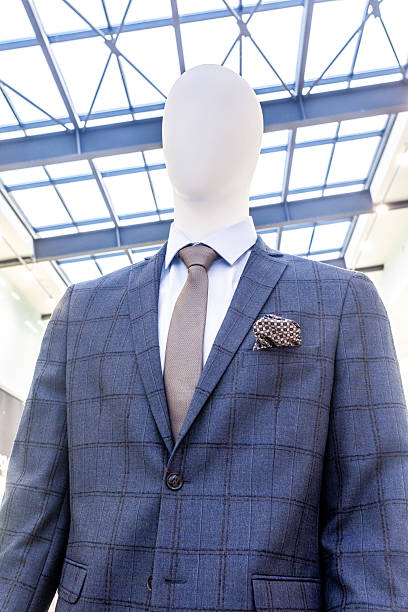 istock Male mannequin dressed in elegant suit with a tie 2217353658
