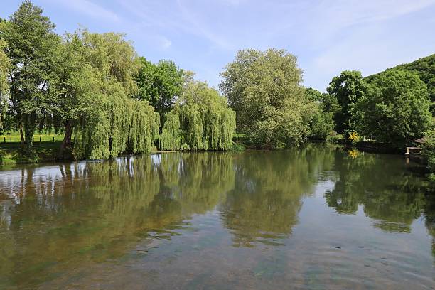 istock Lavardin - Loir river 2217359117