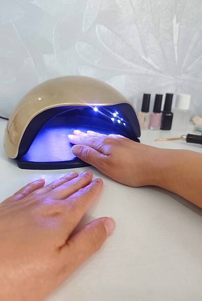istock Manicure nail led lamp . 2217360393