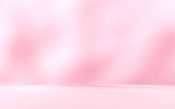 istock Empty pink colour room studio with sunlight effect shadow on the floor and wall for product presentation. 2217364593