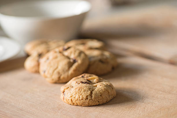 Freshly Baked cookies ready to eat.