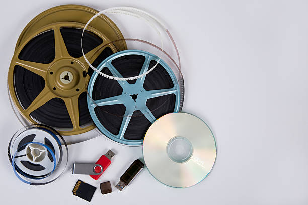istock Eight MM movie reels, and modern memory 2217372351