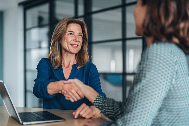 istock Handshake for the new agreement 2217376840
