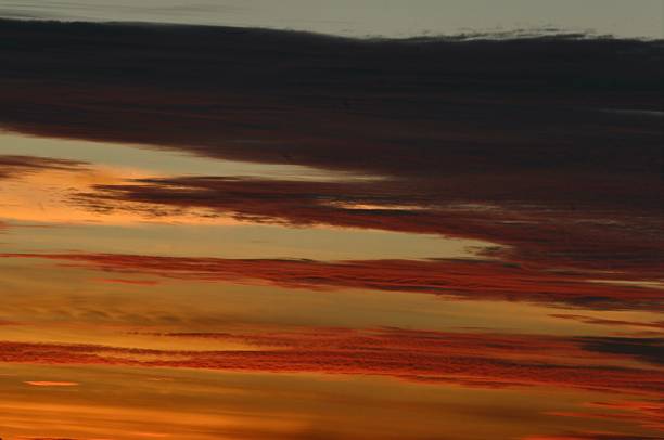 The color of the sky after sunset