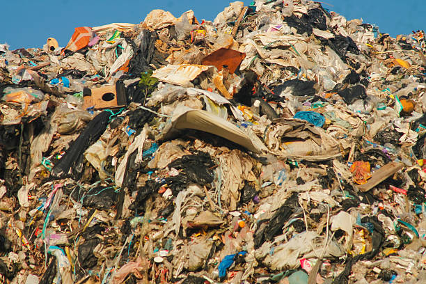 istock Garbage pile in trash dump or landfill. Pollution concept. 2217387318
