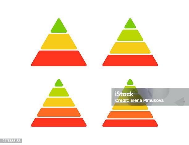 Triangle Pyramid Visual Levels Of Triangular Pyramid Half Triangle Pyramid Chart Maslow Layer ...