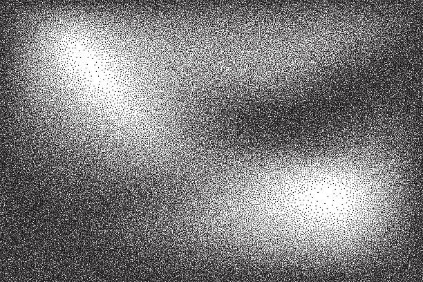 Black old texture with grainy noise. Distressed retro photo effect. Grain filter overlay. Grunge gritty texture with dust, subtle spots. Vector retro decoration illustration.