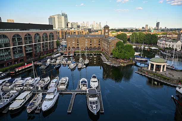 istock St Katharine Docks Marina - London, UK 2217390621