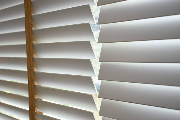 istock white window blinds in home, object for decorate interior of house 2217408688