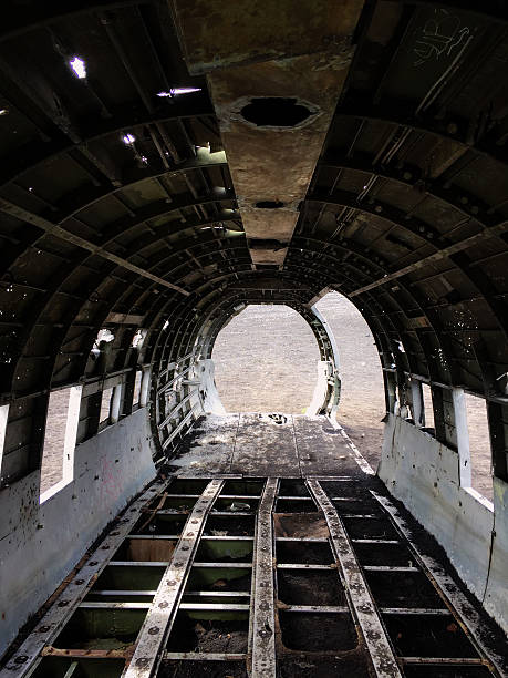 istock Interior of Abandoned DC-3 Plane on Icelandic Black Sand Beach 2217415874