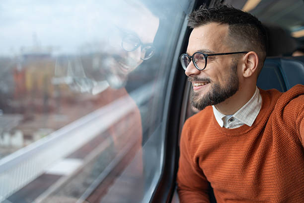 istock Young influencer is streaming during traveling by train 2217415910