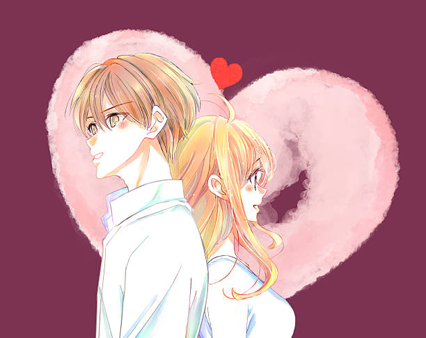 istock A man and a woman in love standing back to back 2217418692