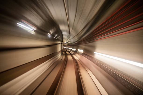 istock Long Exposure of Underground Metro Tunnel Captures Motion in Dynamic Blur 2217424579