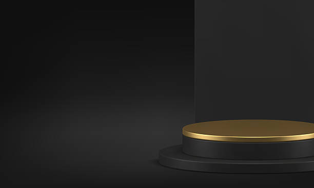 istock 3d black luxury podium elegant showroom for product show realistic vector illustration 2217429041