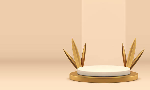 istock 3d beige luxury podium pedestal for product show presentation realistic vector illustration 2217429146