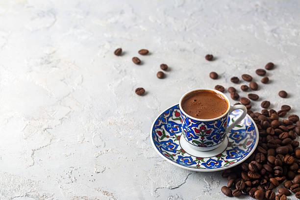istock Traditional delicious Turkish coffee or Greek coffee 2217435753