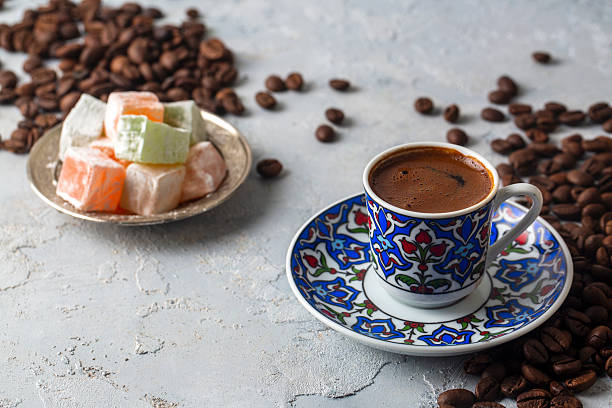 istock Traditional delicious Turkish coffee or Greek coffee 2217436109