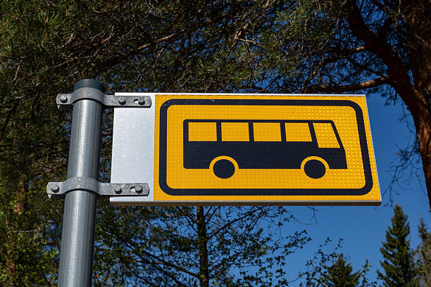 istock bus stop sign Finland Europe 2217450840