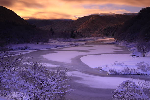 Morning winter landscape