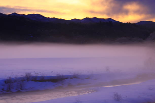 Morning winter landscape