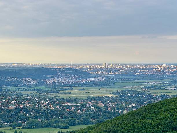 istock View on Praha and Cernosice from Rozhledna Korunka 2217466958