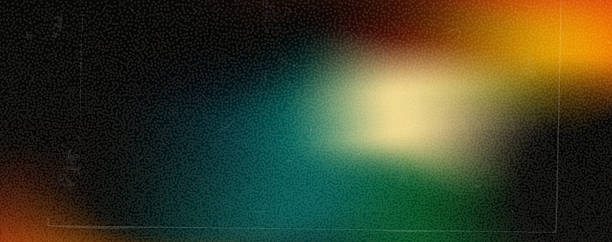 istock Camera retro film retro blur filter with noise, dust. Old photo light leak overlay background with grainy gradient texture. Abstract lens flare effect. Vector poster with grain and spots, scratches 2217467266