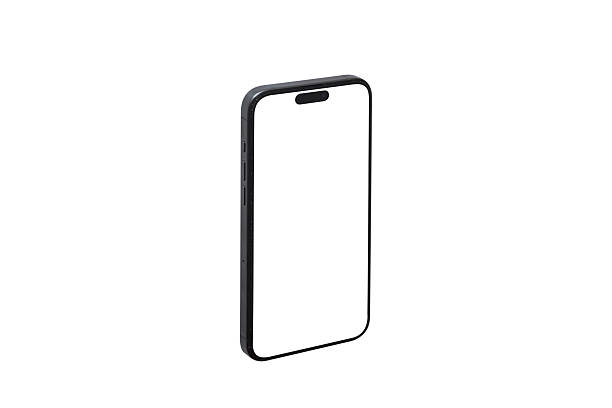 istock Mockup smart phone isolated Transparent  screen and Clipping Path for Infographic Business web site design app 2217469728