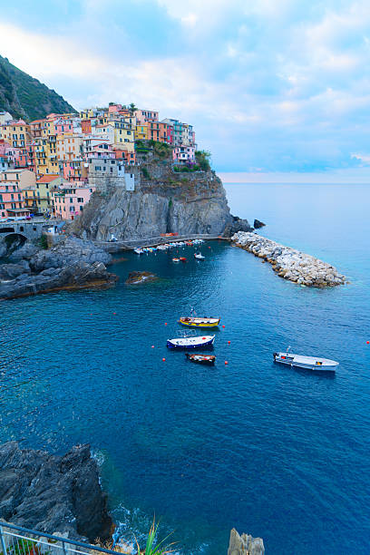 Manarola picturesque town of Cinque Terre coast, Italy