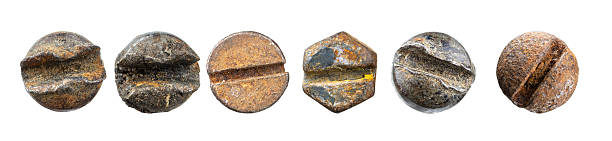 istock A set of old rusty bolt caps on a white background 2217486987
