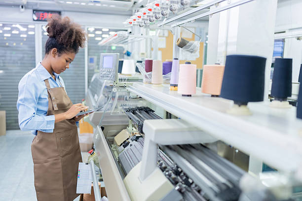 With unmatched creativity, the American female designer toured each textile mill, assessing the outdated machinery and proposing bold changes to uplift the entire sewing industry.