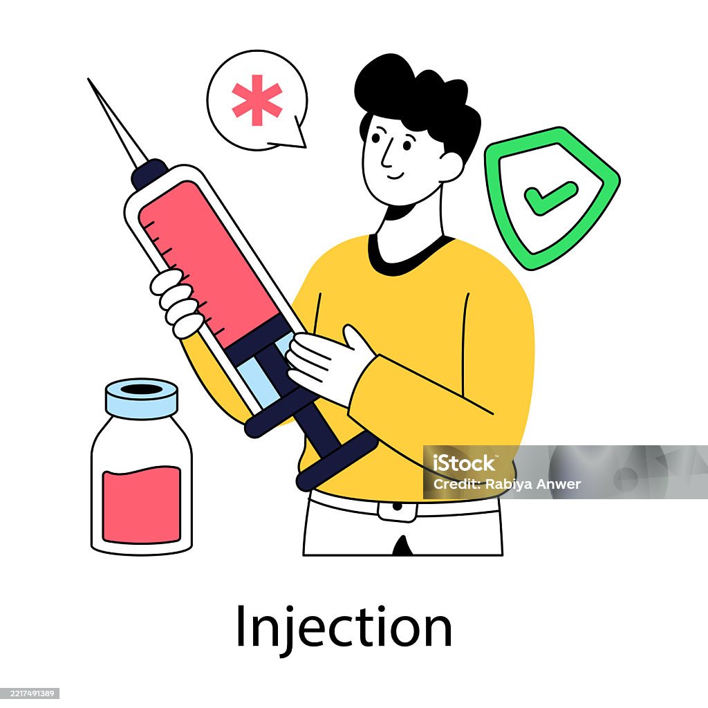 Printable Injection Pictures Premium Download Illustration Of Injection Stock Illustration ...