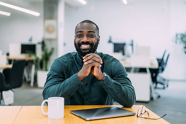 istock Confident businessman in modern office. 2217491645