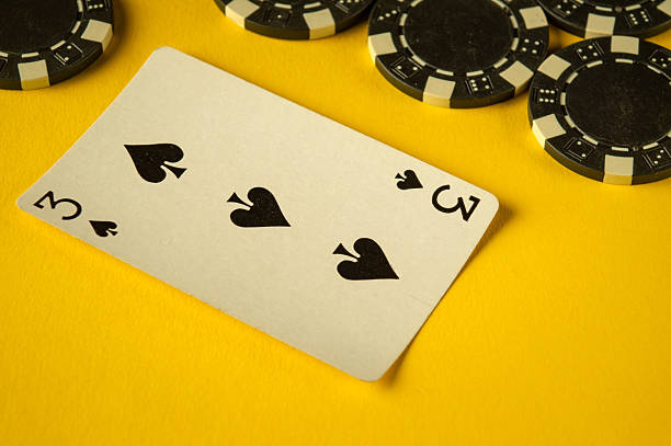 Ace of hearts - playing cards isolated on white