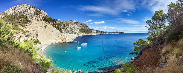 istock Secluded bay with turquoise water in Mallorca 2217496532