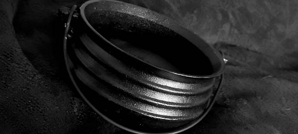 istock black and white photograph of a magic cauldron 2217497351