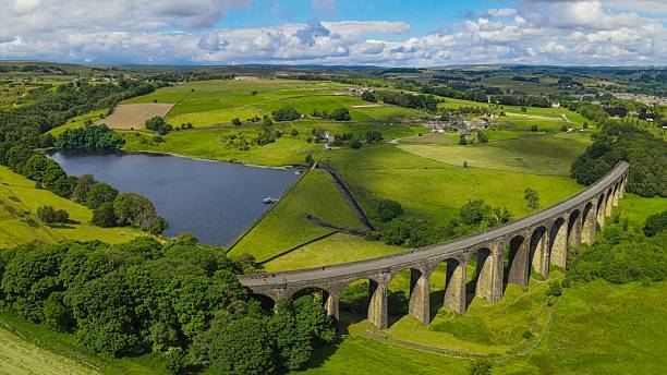 istock Europe, Aerial View, Bridge, Lake 2217497451
