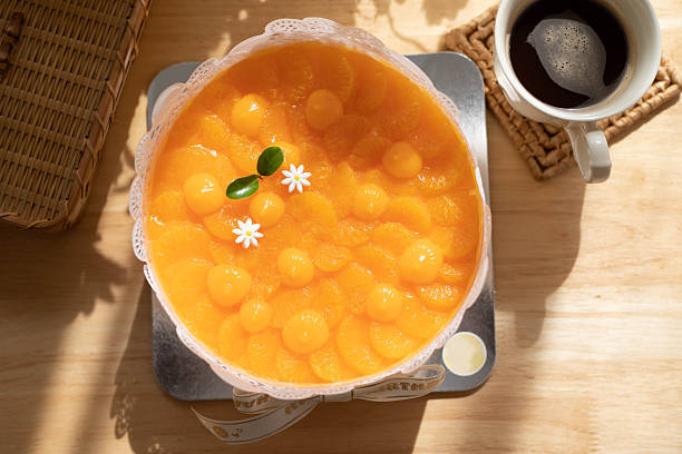 Orange Cake Perfect for food blogs, bakery ads, and dessert lovers.