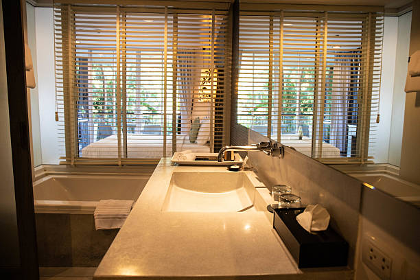 bathroom has a bathtub in the house.