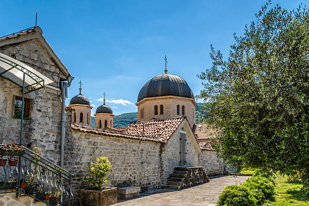 Petrovac, Serbia - August 20, 2025: The old church of the Medieval Gornjak Monastery. This is a 14th-century Serbian Orthodox monastery.