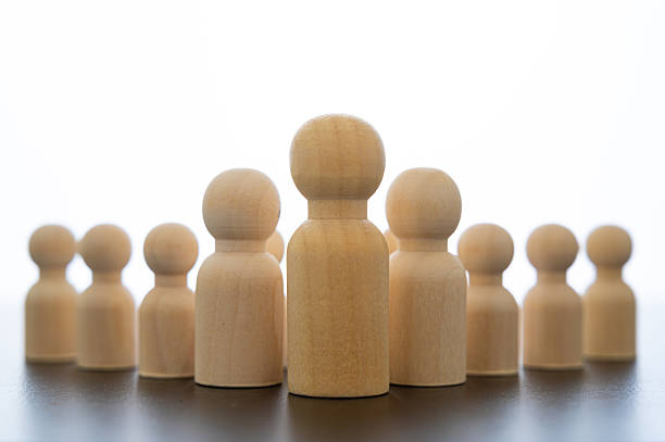 istock Concept of a man alone in command and a strong man. 2217501034