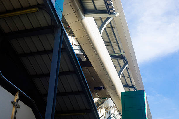 Below   BTS skytrain station Phahonyothin 24 in Bangkok Chatuchak at Phahonyothin road