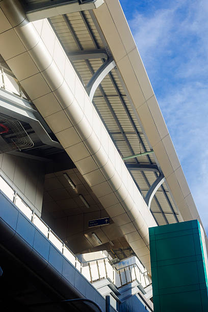istock View up to BTS skytrain station 2217502631