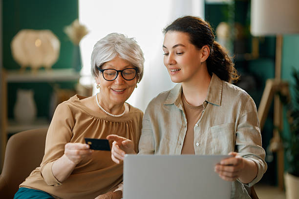 istock women are using laptop for online shopping 2217507071