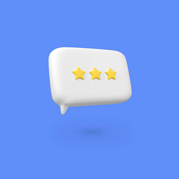 istock Customer Review bubble speech isolated 3d render icon illustration 2217511946