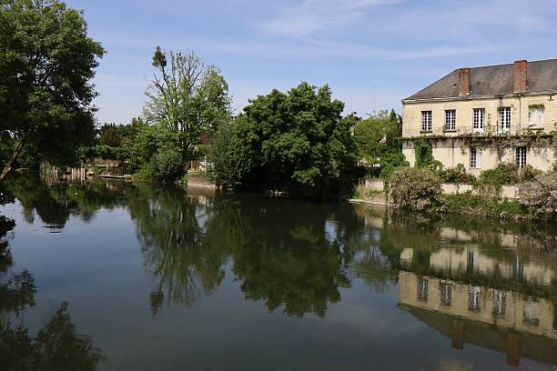 istock Montoire sur le Loir - Loir river 2217523066