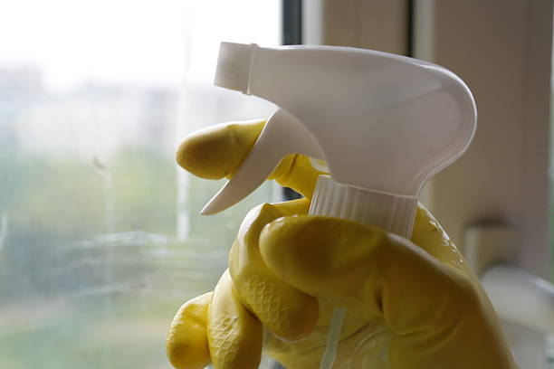 window cleaning during home chores