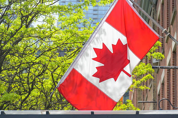 istock Canadian Flag Old Town Toronto 2217542200