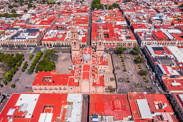 istock Historic centre of morelia panoramic view 2217546855