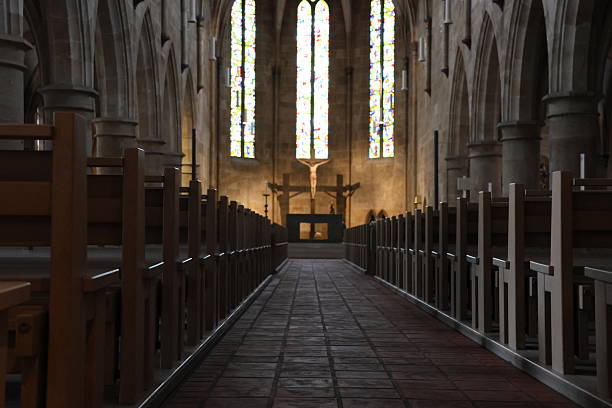 Inside decoration of beautiful medieval church